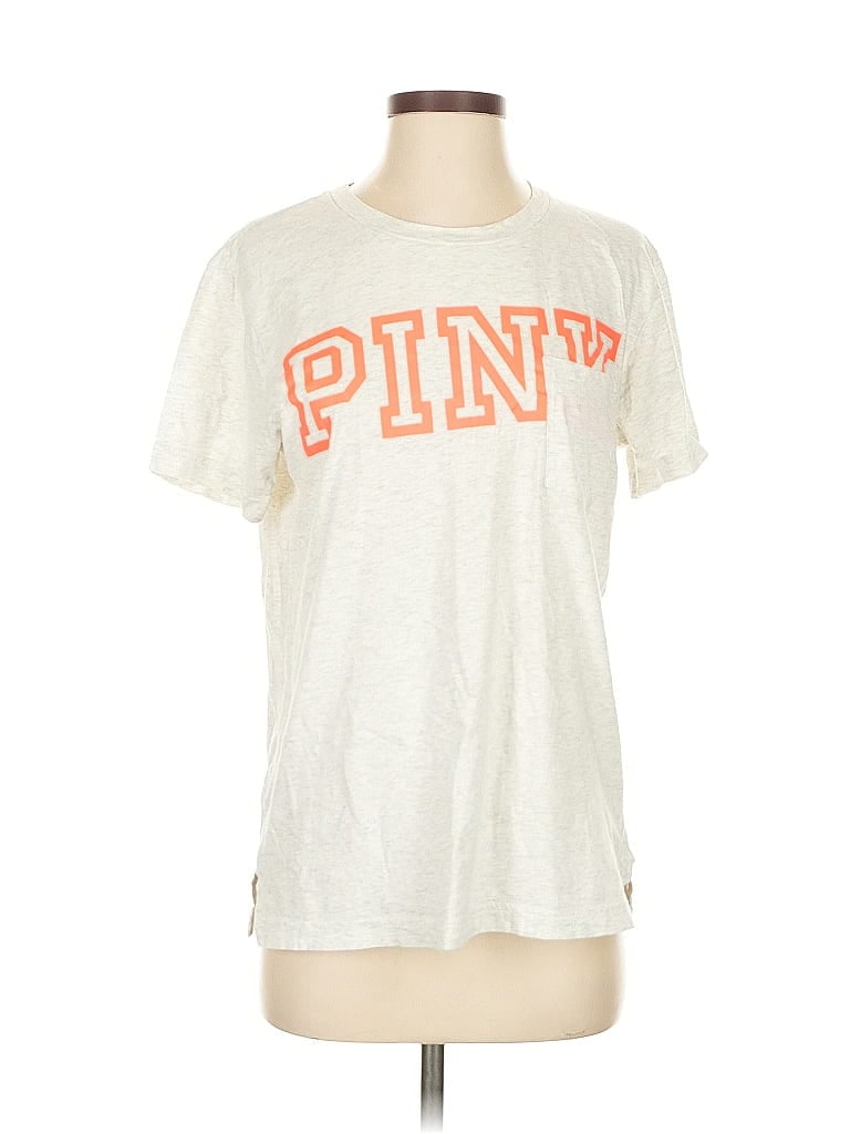 Pre-owned Victoria's Secret Pink Short Sleeve T-shirt In Pink
