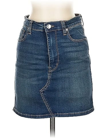 We the Free Denim Skirt (view 1)