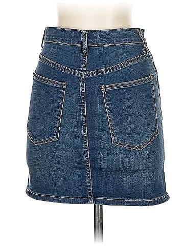 We the Free Denim Skirt (view 2)