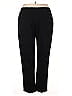 Caroline Rose Solid Black Casual Pants Size 2X - photo 1