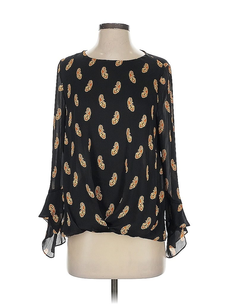 Pre-owned Vince Camuto 3/4 Sleeve Blouse In Gold