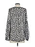 BTFBM 100% Polyester Silver Long Sleeve Blouse Size S - photo 2