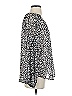 BTFBM 100% Polyester Silver Long Sleeve Blouse Size S - photo 4