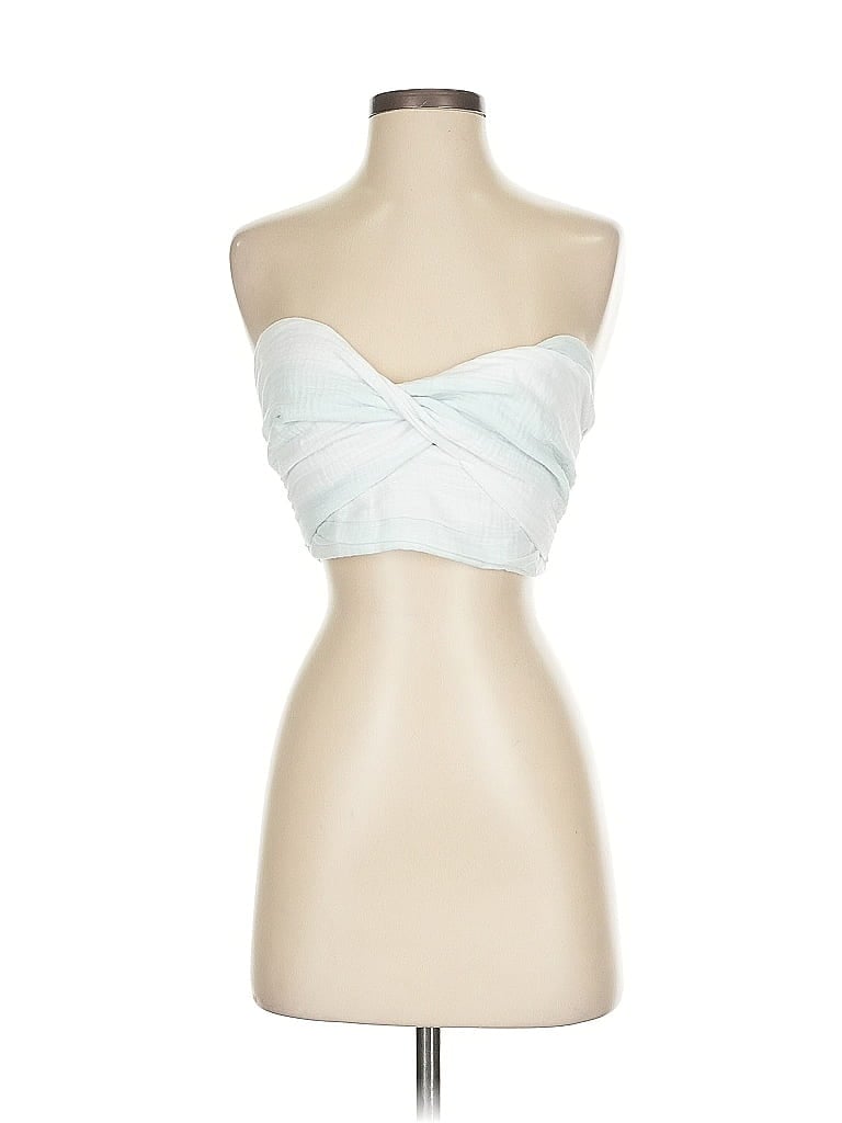 Vintage Havana 100% Cotton Teal Sleeveless Top Size S - photo 1