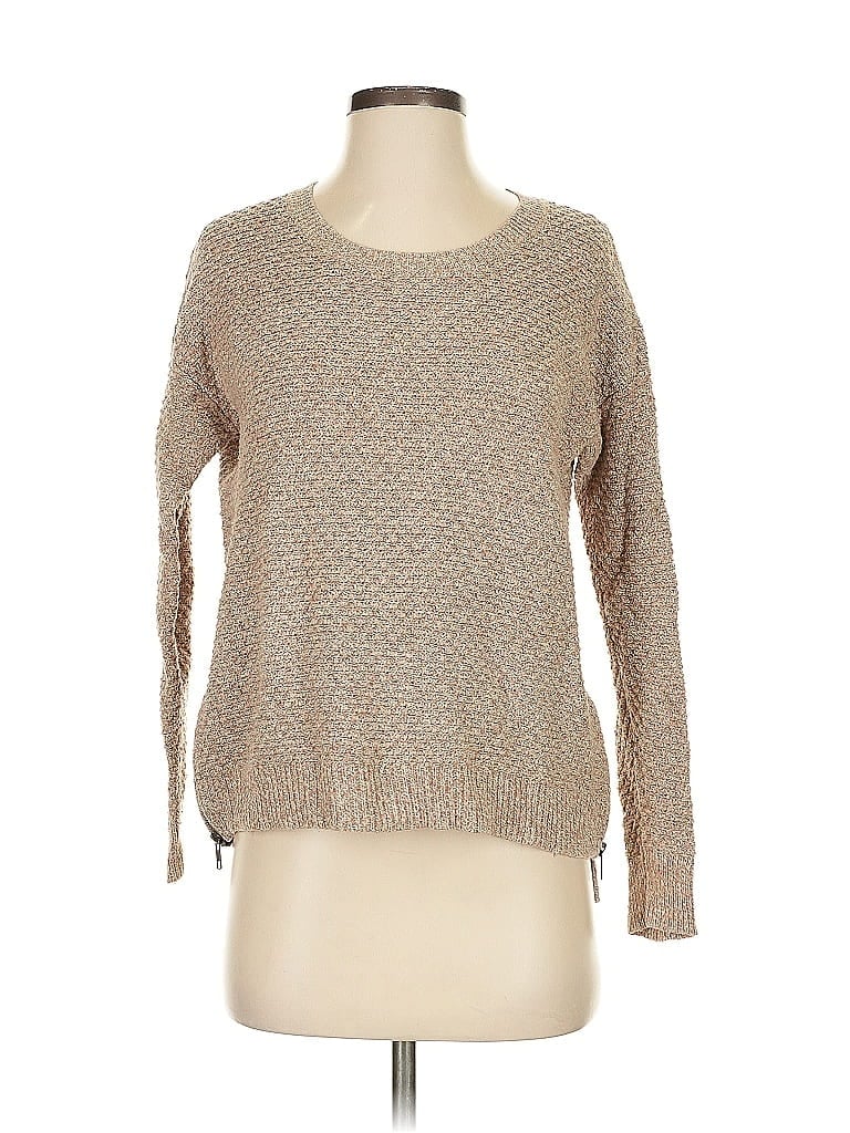 Pre-owned Madewell Pullover Sweater In Brown