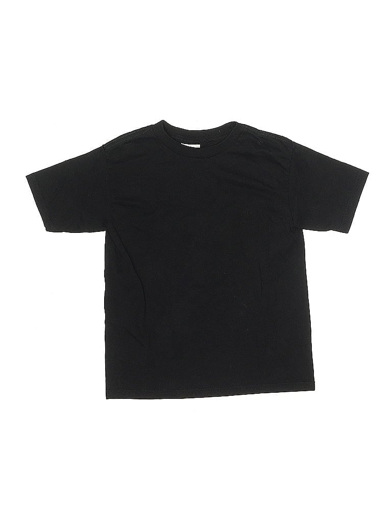 Delta Pro Weight 100% Polypropylene Solid Black Short Sleeve T-Shirt Size 6 (big kids) - photo 1