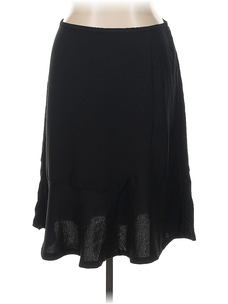 Pre-owned New York And Company Formal Skirt In Black