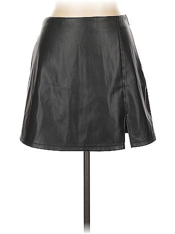 Hollister Faux Leather Skirt (view 1)