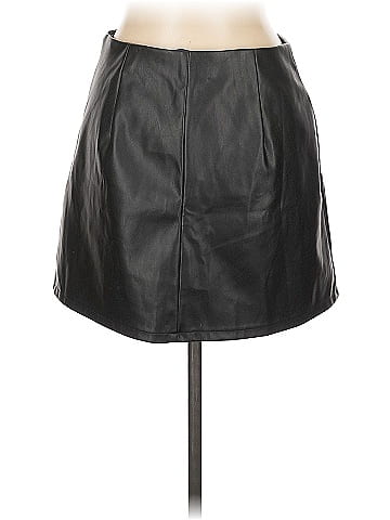 Hollister Faux Leather Skirt (view 2)