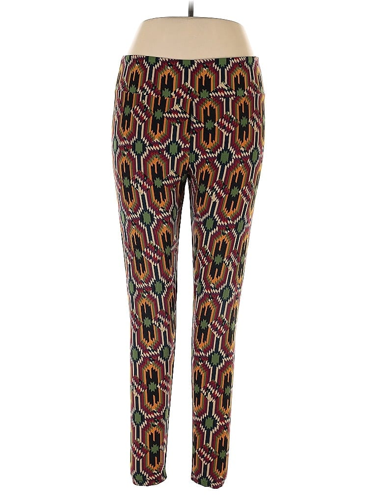 Pre-owned Lularoe Casual Pants In Orange