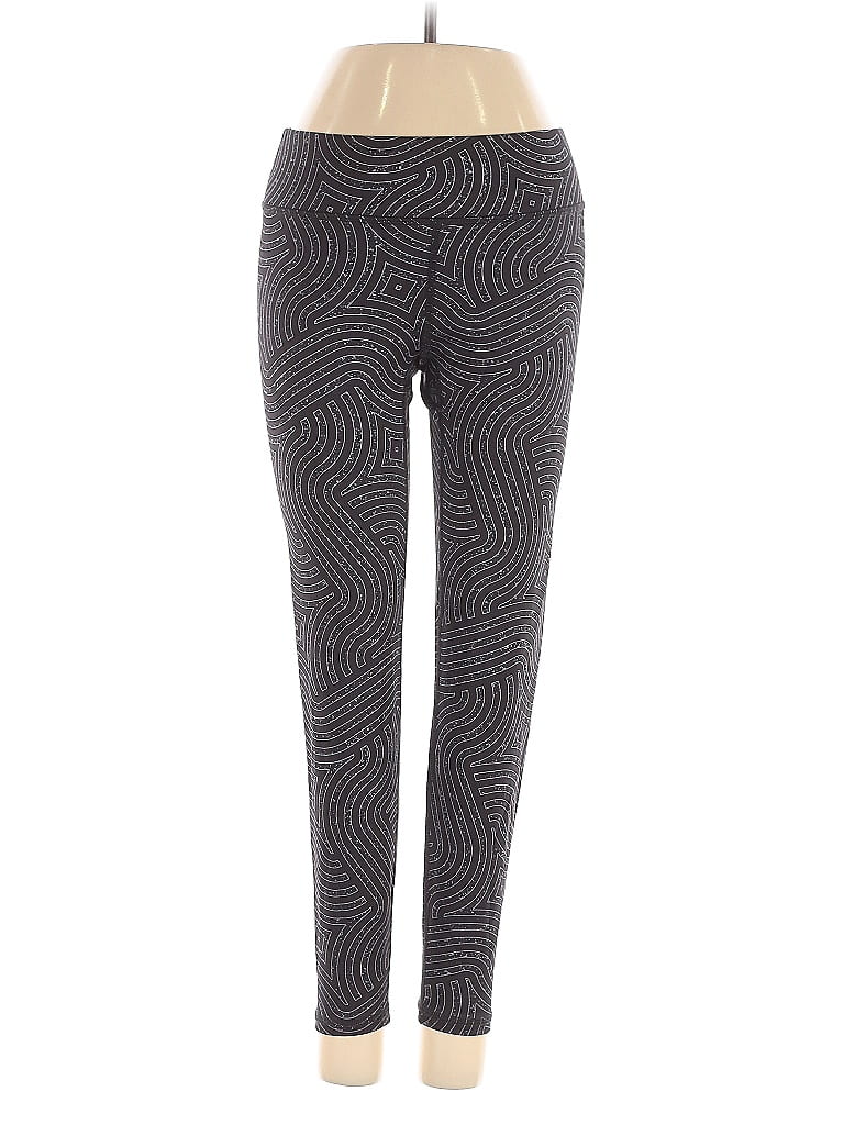 Terez Chevron-herringbone Gray Leggings Size S - photo 1