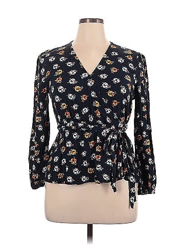 CaralynMirand X The Drop 3/4 Sleeve Blouse (view 1)