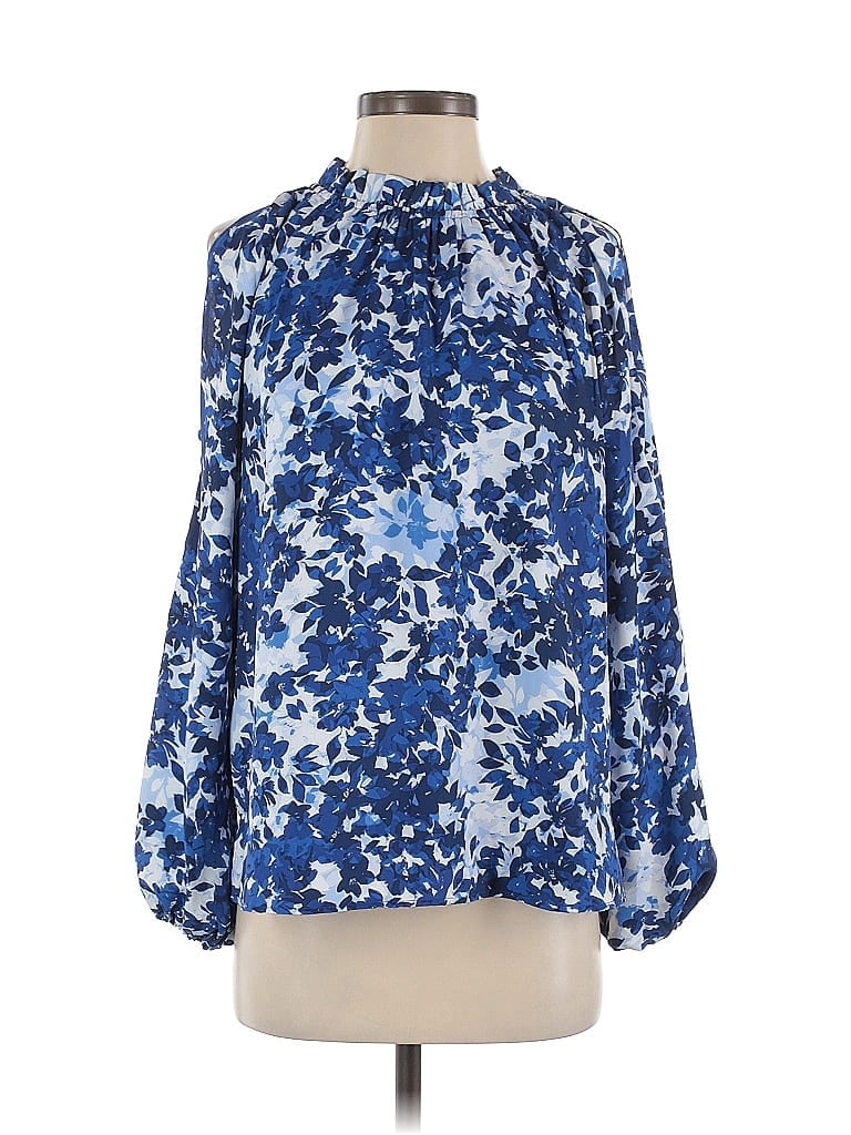 Pre-owned Vince Camuto 3/4 Sleeve Blouse In Blue