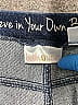 Belle By Kim Gravel Chevron-herringbone Blue Jeggings Size 10 - photo 3