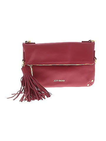 Joy & Iman Leather Clutch (view 1)