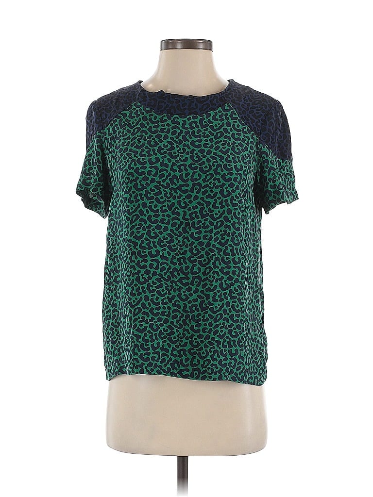 Sea New York Green Short Sleeve Top Size 6 - photo 1