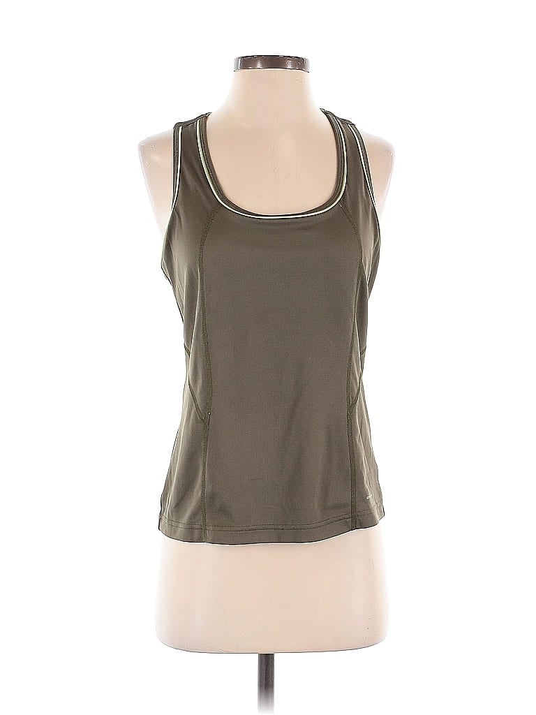 Pre-owned Assorted Brands Tank Top Brown Halter Neckline Tops