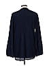 Chico's 100% Rayon Blue Long Sleeve Blouse Size L - photo 2