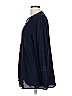 Chico's 100% Rayon Blue Long Sleeve Blouse Size L - photo 5