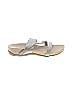 AK Anne Klein Silver Tan Sandals Size 8 - photo 1