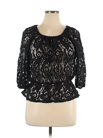 INC International Concepts 3/4 Sleeve Blouse (view 1)