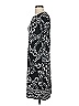 London Times Print Black Casual Dress Size 4 - photo 5