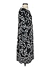 London Times Print Black Casual Dress Size 4 - photo 4
