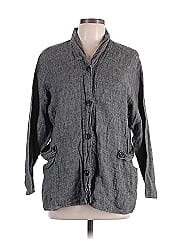 Flax 3/4 Sleeve Button Down Shirt
