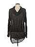 W by Worth 100% Linen Solid Black Pullover Sweater Size L - photo 1