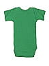 Laughing Giraffe Solid Green Short Sleeve Onesie Size 3-6 mo - photo 2