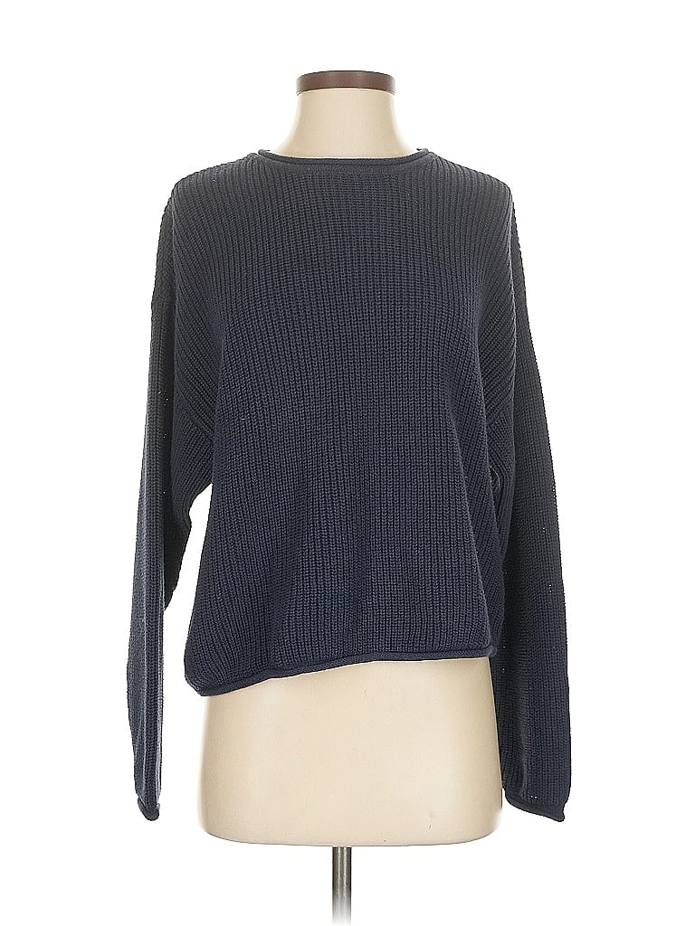 Pre-owned Mng Pullover Sweater In Blue