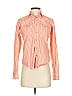 Ralph by Ralph Lauren 100% Cotton Stripes Orange Pink Long Sleeve Button-Down Shirt Size 2 - photo 1