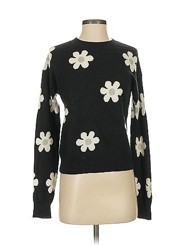 Aqua Cashmere Pullover Sweater (view 1)