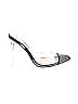Mata Silver Black Heels Size 6 1/2 - photo 1