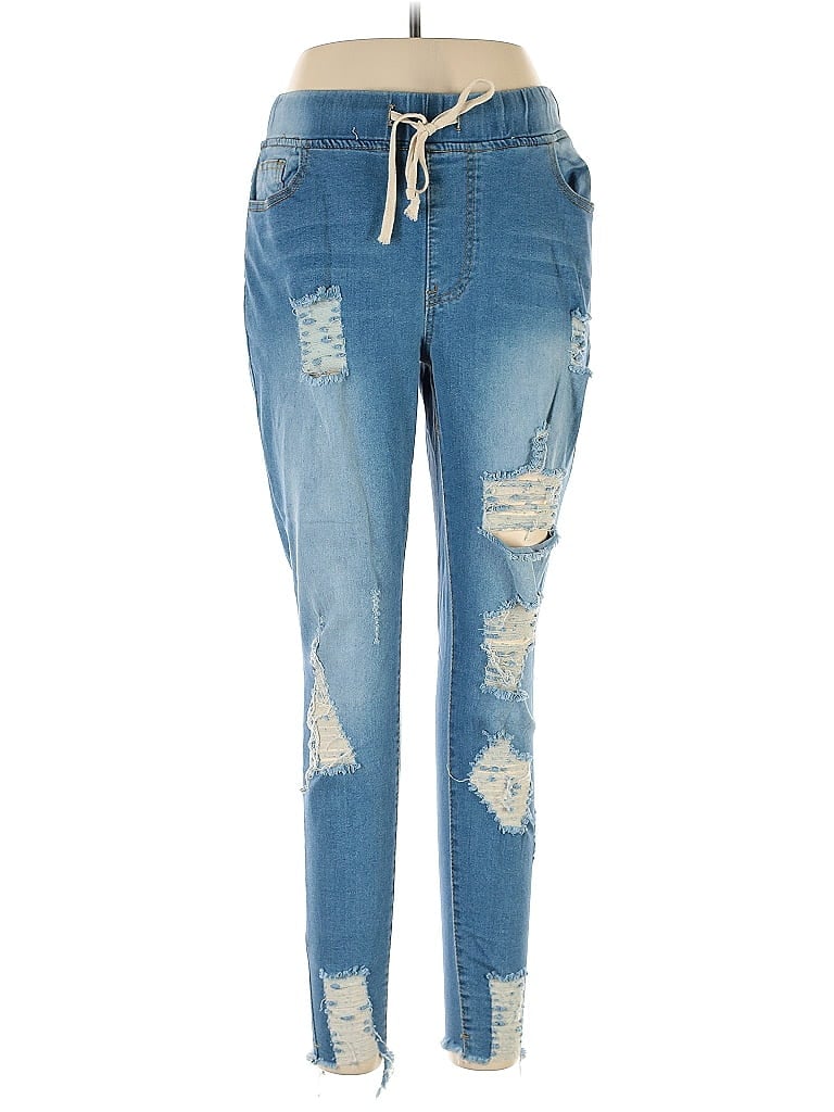 Pre-owned Unbranded Jeans In Blue