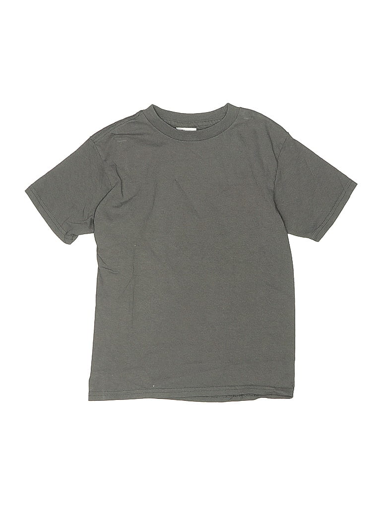 Delta Pro Weight 100% Cupro Solid Gray Short Sleeve T-Shirt Size 6 (big kids) - photo 1