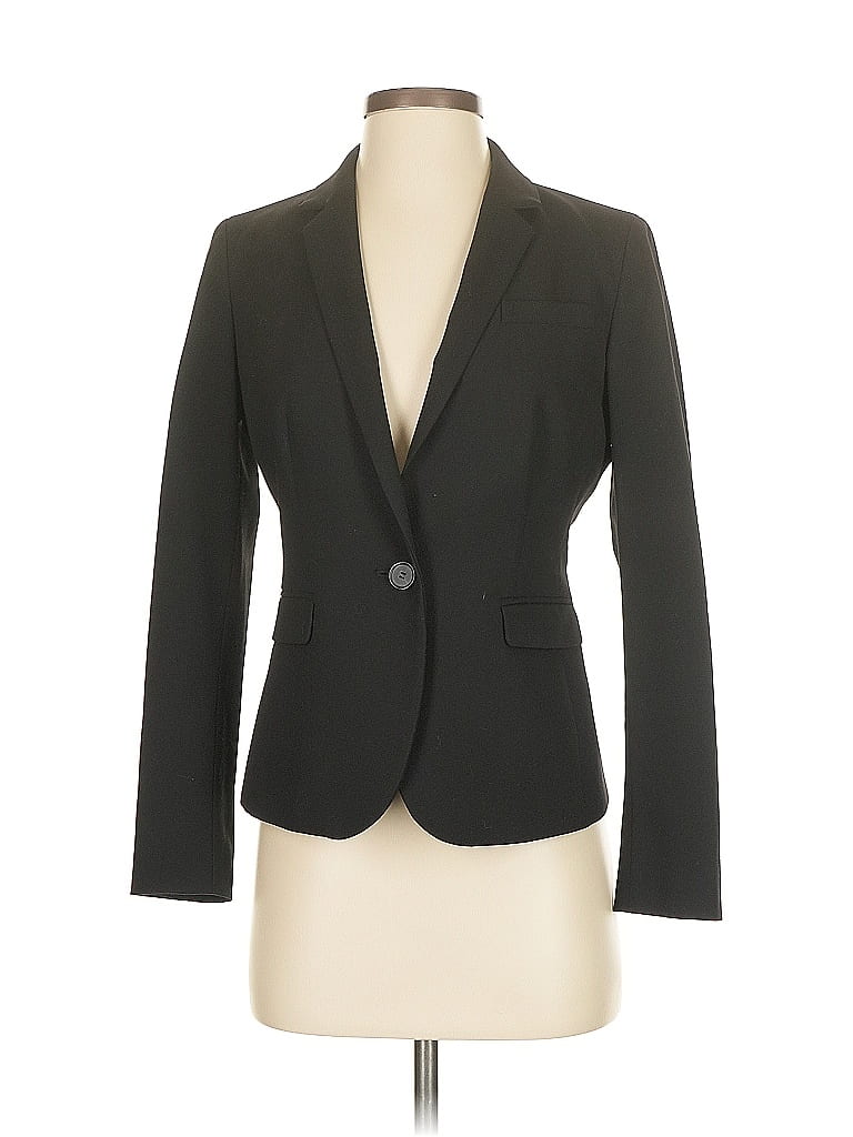 Pre-owned Ann Taylor Blazer Jacket In Black