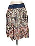 Etcetera Print Blue Casual Skirt Size 4 - photo 1