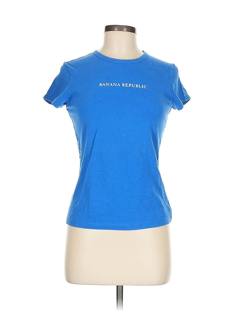 Pre-owned Banana Republic Factory Store Active T-shirt In Blue