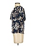 Veronica M. Blue Short Sleeve Blouse Size XS - photo 5