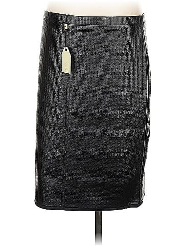 Sophie Max Faux Leather Skirt (view 2)