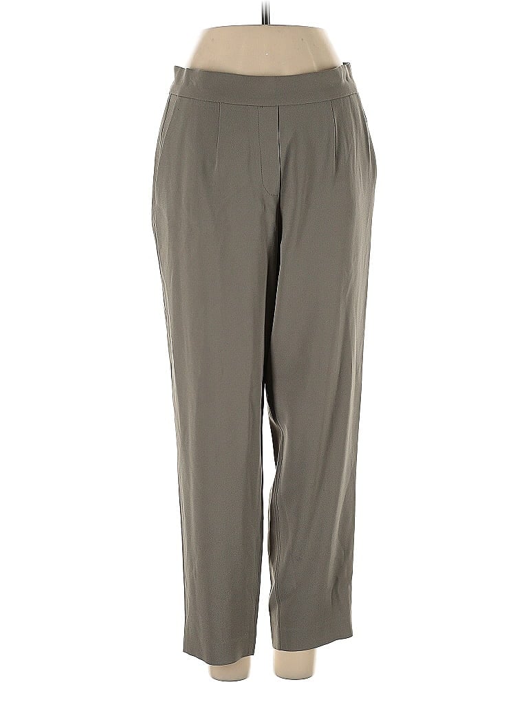 Pre-owned Babaton Casual Pants In Gray