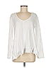 Dylan 100% Cotton White Long Sleeve Top Size M - photo 1