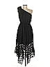 ML Monique Lhuillier 100% Polyester Black Cocktail Dress Size 6 - photo 1