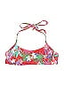 Xhilaration Tropical Pink Swimsuit Top Size M - photo 1