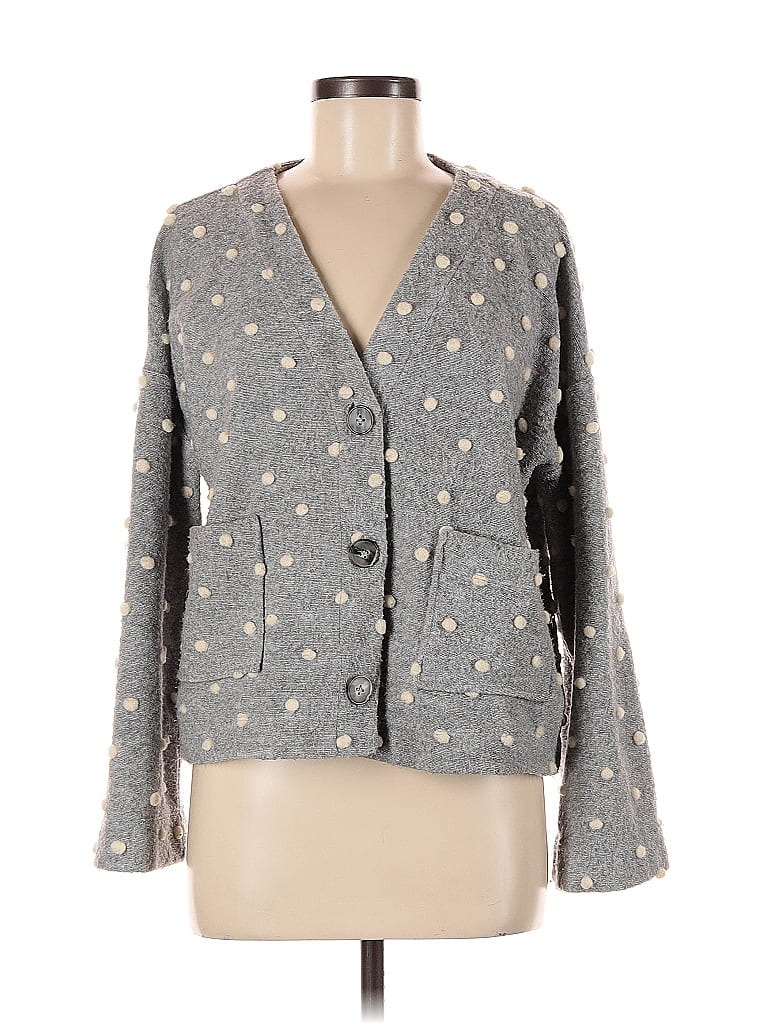 TeXTURE & THREAD Madewell Gray Cardigan Size M - photo 1