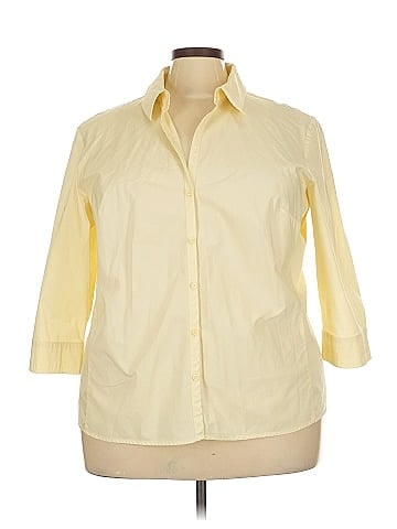 Worthington 3/4 Sleeve Button-Down Shirt (view 1)
