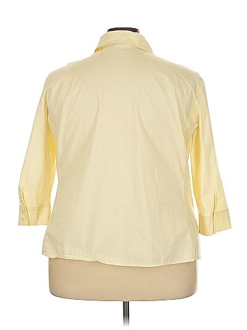 Worthington 3/4 Sleeve Button-Down Shirt (view 2)