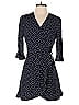 Ann Taylor LOFT 100% Rayon Polka Dots Blue Romper Size 00 - photo 1