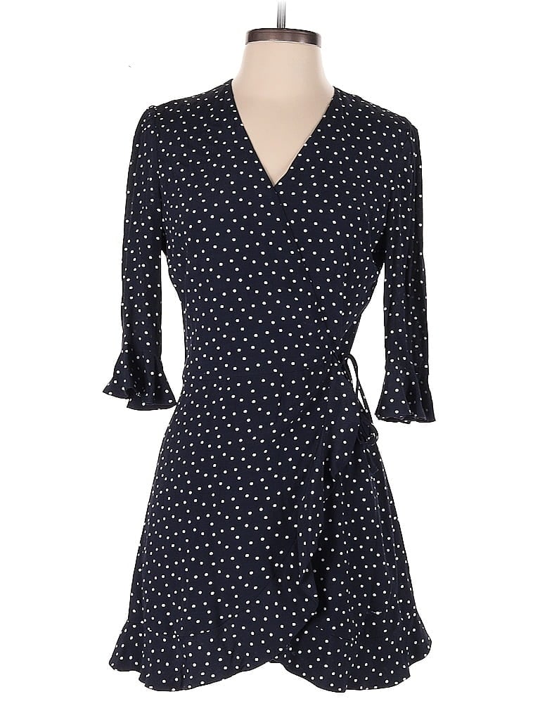 Pre-owned Ann Taylor Loft Romper In Blue